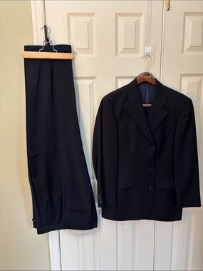 Joseph & Feiss Blue Two-Piece Suit — Tailored Jacket & Trousers